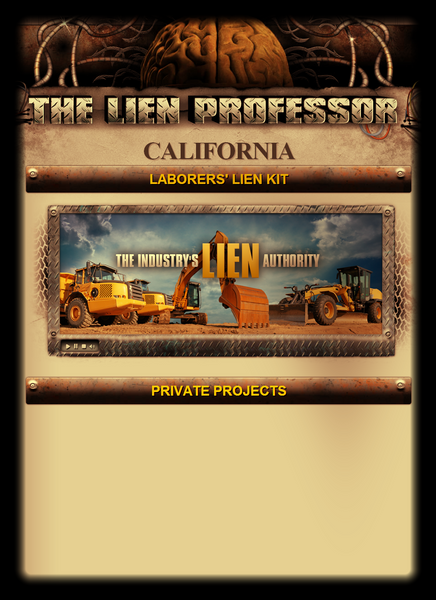 California Laborers' Lien Kit