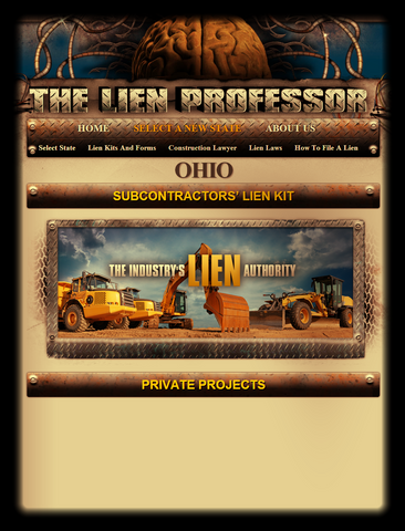 Ohio Subcontractors' Lien Kit